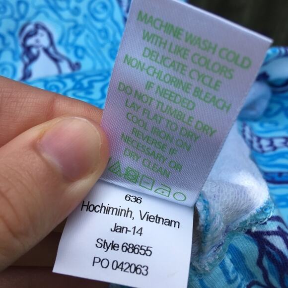 Lilly Pulitzer | Hayley Nice Tail Blue Mermaid Mini Dress - Picture 5 of 6